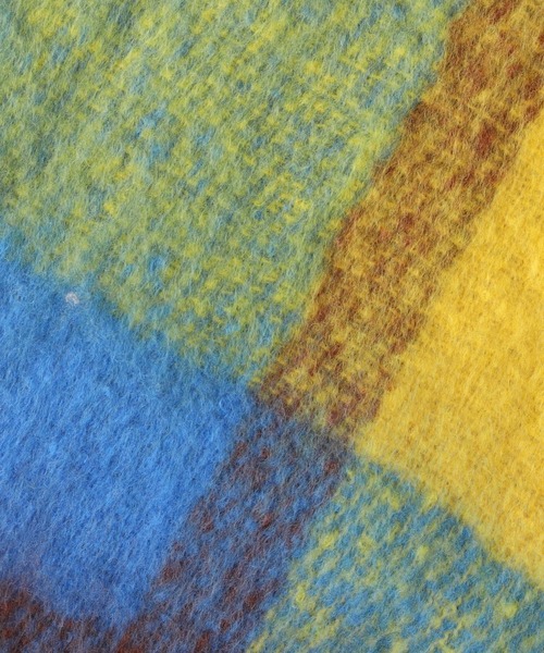 Right-on(ライトオン)の「チェック柄大判ストール(ストール/ショール・レディース・ブラウン/ブルー・ONE SIZE)」の17枚目の写真