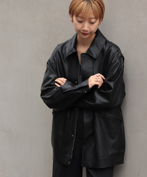 Plage Leather Like ブルゾン 36 Plage Leather Like ブルゾン 36