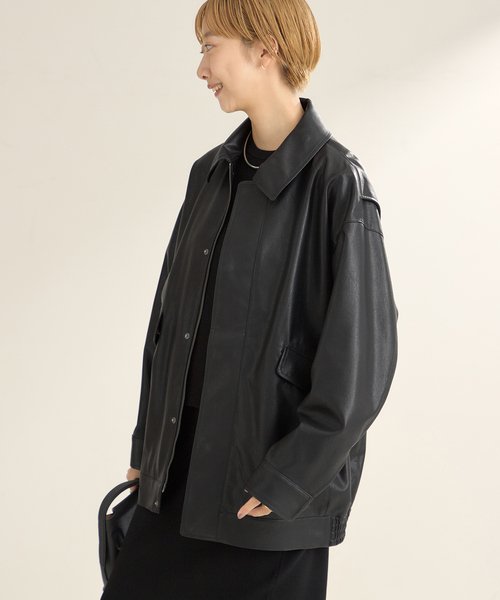 Plage Leather Like ブルゾン 36 Plage Leather Like ブルゾン36