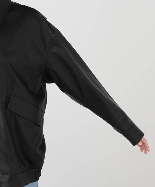 セール】Leather Like ブルゾン（ブルゾン）｜Plage（プラージュ）の