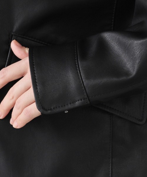 セール】Leather Like ブルゾン（ブルゾン）｜Plage（プラージュ