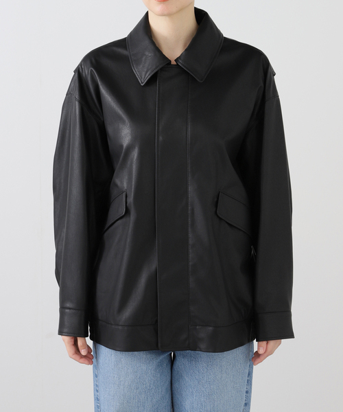 Plage Leather Like ブルゾン 36 セール】Leather Like ブルゾン（ブルゾン）｜Plage（プラージュ