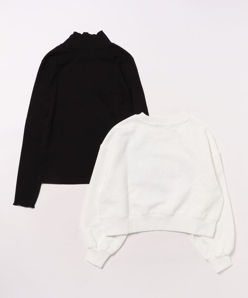 trois lapins kp（トロワラパンケーピー）の「Ｔシャツ＆トレーナーセット(140～160)（スウェット・キッズ・オフホワイト/ブラウン・140cm/150cm/160cm）」の3枚目の写真