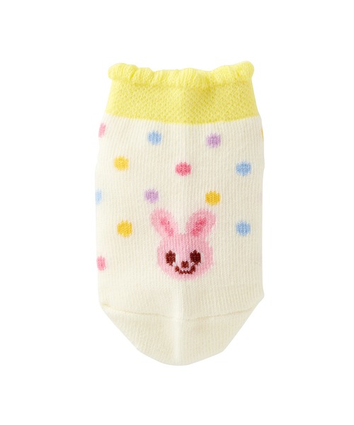 MIKI HOUSE（ミキハウス）の「ローカットソックスパック３足セット(11cm-17cm)（ソックス/靴下・キッズ・イエロー/ピンク/ブルー/マルチ・15cm/13cm/11cm/11-13cm/13-15cm/15-17cm）」の7枚目の写真
