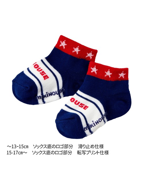 MIKI HOUSE（ミキハウス）の「ローカットソックスパック３足セット(11cm-17cm)（ソックス/靴下・キッズ・イエロー/ピンク/ブルー/マルチ・15cm/13cm/11cm/11-13cm/13-15cm/15-17cm）」の10枚目の写真