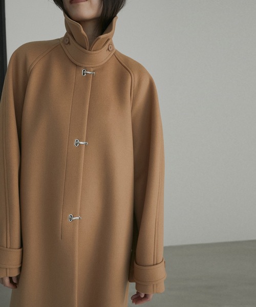 LE CIEL BLEU(ルシェルブルー)の「メルトンクラシックコート / Melton Classic Coat(その他アウター・レディース・グレー/キャメル・36)」の16枚目の写真