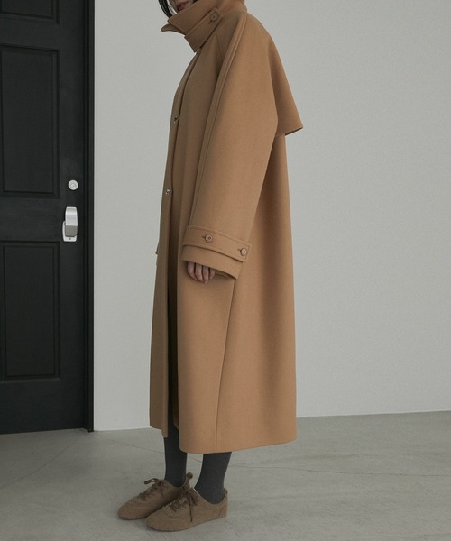 LE CIEL BLEU(ルシェルブルー)の「メルトンクラシックコート / Melton Classic Coat(その他アウター・レディース・グレー/キャメル・36)」の14枚目の写真