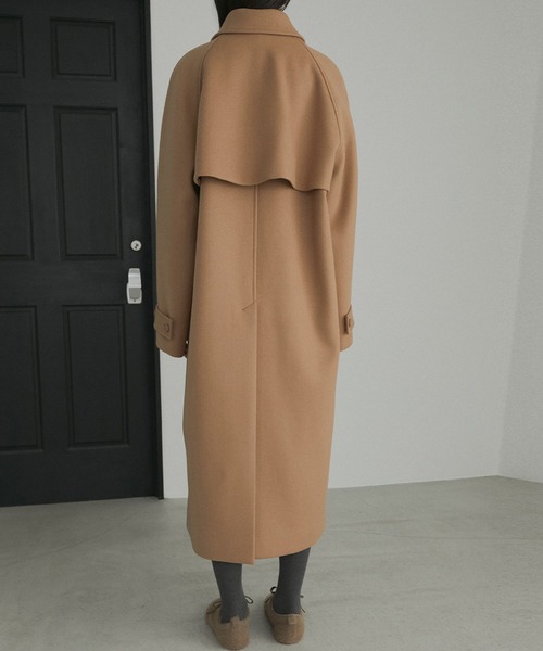 LE CIEL BLEU(ルシェルブルー)の「メルトンクラシックコート / Melton Classic Coat(その他アウター・レディース・グレー/キャメル・36)」の20枚目の写真