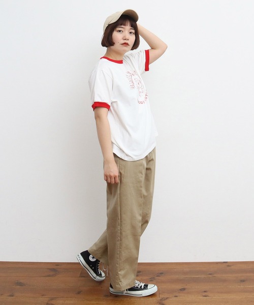 smile tigerリンガーTシャツ（Tシャツ/カットソー）｜CHILD