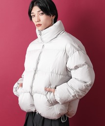a.p.o.v.（エーピーオービー）の「a.p.o.v. マットキルティングオーバーサイズ中綿ジャケット（ダウンジャケット/コート）」