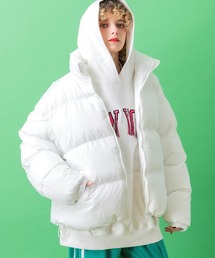 a.p.o.v.（エーピーオービー）の「a.p.o.v. マットキルティングオーバーサイズ中綿ジャケット（ダウンジャケット/コート）」