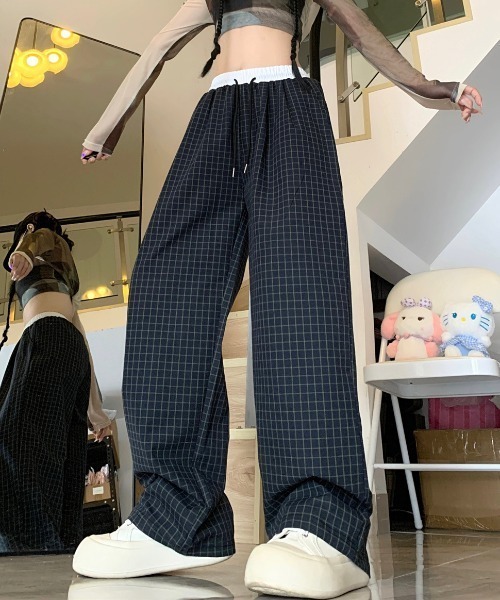 〜専用 〜 imakokoni　オリジナルストライプ柄 ストレートパンツ 専用 〜 imakokoni オリジナルストライプ柄 ストレートパンツ