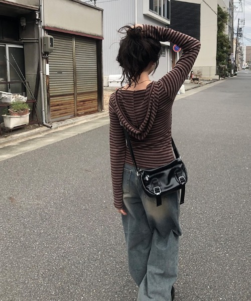 anyonemore(エニワンモア)の「ヴィンテージウォッシングワイドロングストレートデニムパンツ(デニムパンツ・レディース・ブルー・LARGE/MEDIUM/SMALL)」の10枚目の写真