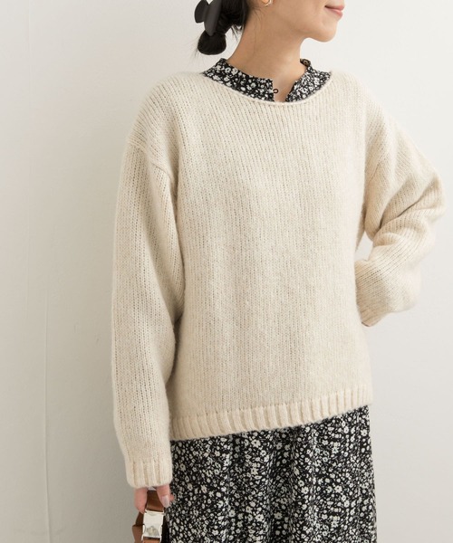 URBAN RESEARCH DOORS（アーバンリサーチドアーズ）の「フラワープリントワンピース（ワンピース・レディース・ブラック/ネイビー・MEDIUM）」の11枚目の写真