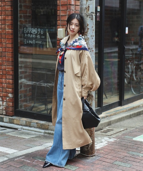 Bonjour Sagan（ボンジュールサガン）の「柄スカーフ(90×90)（バンダナ/スカーフ・レディース・レッド/ネイビー/その他・FREE）」の16枚目の写真