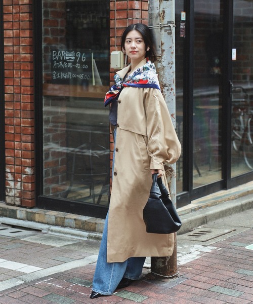 Bonjour Sagan（ボンジュールサガン）の「柄スカーフ(90×90)（バンダナ/スカーフ・レディース・レッド/ネイビー/その他・FREE）」の19枚目の写真