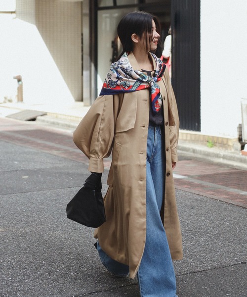 Bonjour Sagan（ボンジュールサガン）の「柄スカーフ(90×90)（バンダナ/スカーフ・レディース・レッド/ネイビー/その他・FREE）」の22枚目の写真