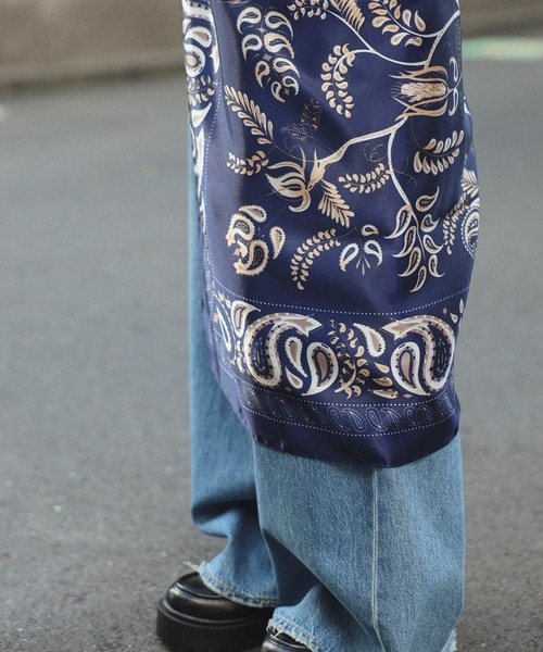 Bonjour Sagan（ボンジュールサガン）の「柄スカーフ(90×90)（バンダナ/スカーフ・レディース・レッド/ネイビー/その他・FREE）」の14枚目の写真