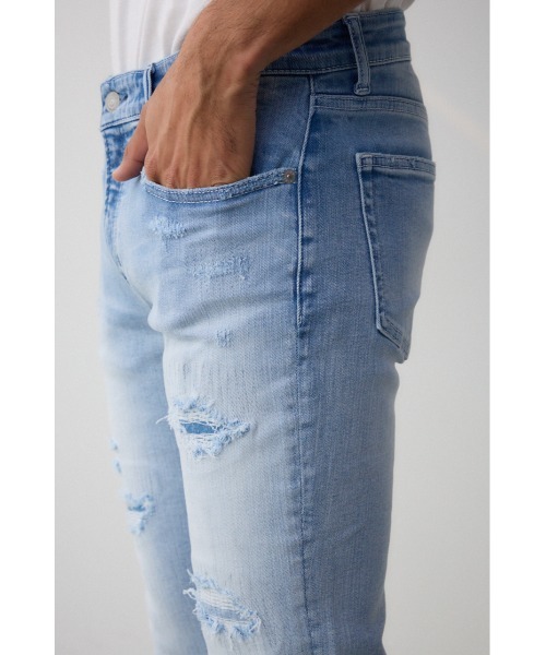 AZUL DENIM リペアスキニー（デニムパンツ）｜AZUL BY MOUSSY