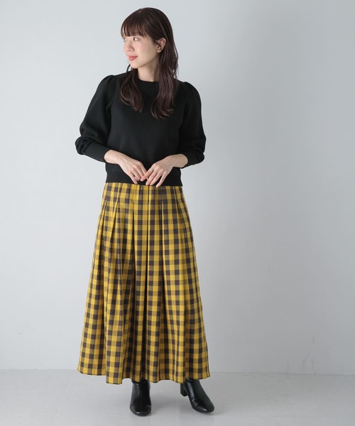 URBAN RESEARCH Sonny Label（アーバンリサーチサニーレーベル）の「ボリュームスリーブニットプルオーバー（ニット/セーター・レディース・ブラック/ベージュ/グレー・FREE）」の8枚目の写真