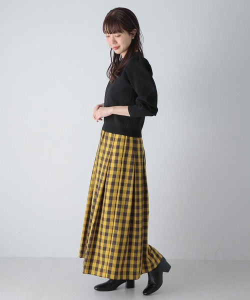 URBAN RESEARCH Sonny Label（アーバンリサーチサニーレーベル）の「ボリュームスリーブニットプルオーバー（ニット/セーター・レディース・ブラック/ベージュ/グレー・FREE）」の9枚目の写真