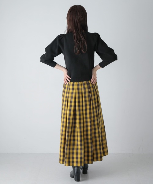 URBAN RESEARCH Sonny Label（アーバンリサーチサニーレーベル）の「ボリュームスリーブニットプルオーバー（ニット/セーター・レディース・ブラック/ベージュ/グレー・FREE）」の10枚目の写真