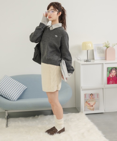 国内発送【CELINE】トラペーズ ミニスカート / パテントラム 国内発送【CELINE】トラペーズ ミニスカート / パテントラム