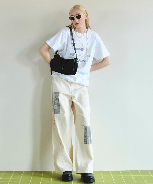 MAISON SPECIAL（メゾンスペシャル）の「Lace Up Saddle Bag/レース