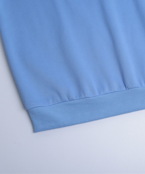 La-gemme(ラジェム)の「裏起毛 袖ロゴキーネックリブ プルオーバー(Tシャツ/カットソー・レディース・ブラック/ブルー/グレー/ベージュ・フリー)」の17枚目の写真