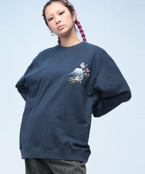 【セール】YOIDORE JAPAN 寿司酒バックプリント スウェットシャツ（スウェット）｜SAKAZEN（サカゼン）