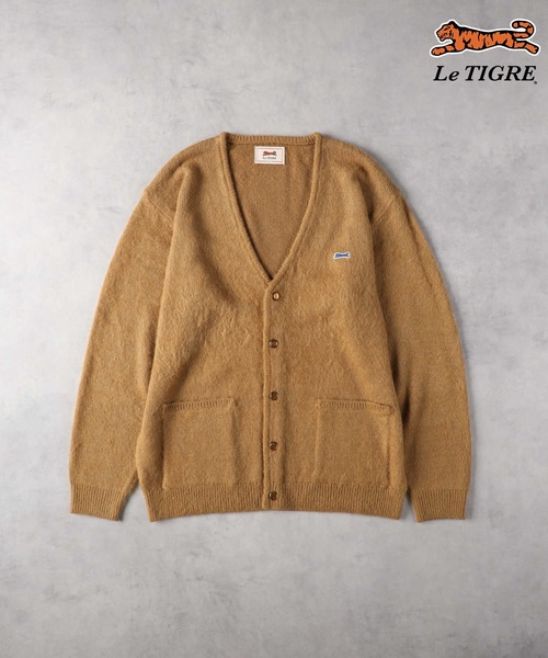 Right-on（ライトオン）の「【Le TIGRE】刺繍カーディガン（カーディガン/ボレロ・メンズ・ブラック/ベージュ・S/M/L/XL）」の11枚目の写真