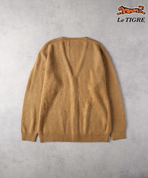 Right-on（ライトオン）の「【Le TIGRE】刺繍カーディガン（カーディガン/ボレロ・メンズ・ブラック/ベージュ・S/M/L/XL）」の12枚目の写真
