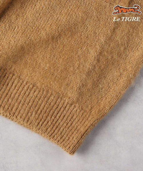 Right-on（ライトオン）の「【Le TIGRE】刺繍カーディガン（カーディガン/ボレロ・メンズ・ブラック/ベージュ・S/M/L/XL）」の16枚目の写真