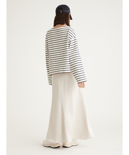 emmi（エミ）の「ウォッシャブルサテンナロースカート（スカート・レディース・ブラック/キャメル/ライトベージュ・1/0）」の19枚目の写真