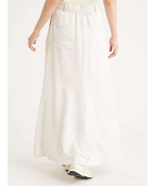 emmi（エミ）の「ウォッシャブルサテンナロースカート（スカート・レディース・ブラック/キャメル/ライトベージュ・1/0）」の12枚目の写真