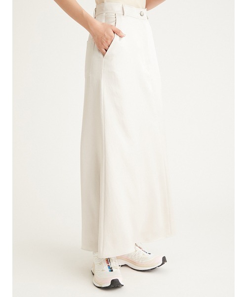 emmi（エミ）の「ウォッシャブルサテンナロースカート（スカート・レディース・ブラック/キャメル/ライトベージュ・1/0）」の13枚目の写真