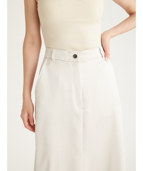 emmi（エミ）の「ウォッシャブルサテンナロースカート（スカート・レディース・ブラック/キャメル/ライトベージュ・1/0）」の14枚目の写真