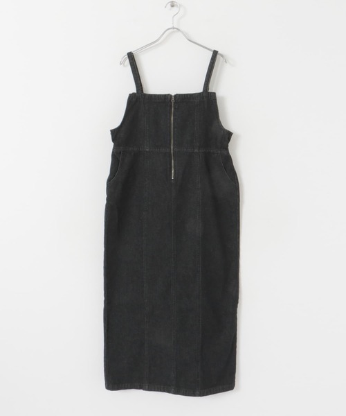 ITEMS URBANRESEARCH（アイテムズ アーバンリサーチ）の「デニムキャミワンピース（ワンピース・レディース・ブラック/ライトブルー・SMALL/FREE）」の19枚目の写真