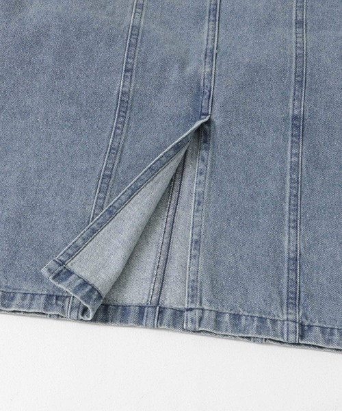 ITEMS URBANRESEARCH（アイテムズ アーバンリサーチ）の「デニムキャミワンピース（ワンピース・レディース・ブラック/ライトブルー・SMALL/FREE）」の12枚目の写真