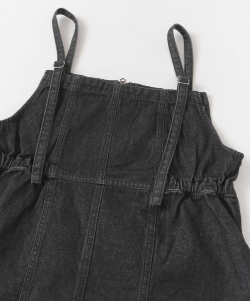 ITEMS URBANRESEARCH（アイテムズ アーバンリサーチ）の「デニムキャミワンピース（ワンピース・レディース・ブラック/ライトブルー・SMALL/FREE）」の14枚目の写真
