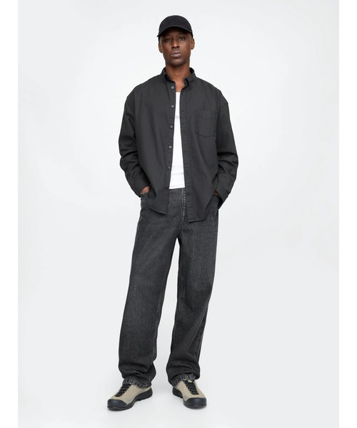 GAP(ギャップ)の「ウルトラソフト バギーデニム(デニムパンツ・メンズ・ブラック/インディゴブルー・L/S/XS/XL/M)」の7枚目の写真