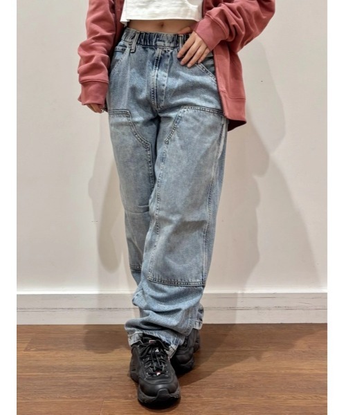 GAP(ギャップ)の「ウルトラソフト バギーデニム(デニムパンツ・メンズ・ブラック/インディゴブルー・L/S/XS/XL/M)」の19枚目の写真