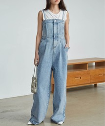 RANAN（ラナン）の「2WAYデニムベアサロペット（サロペット/オーバーオール）」