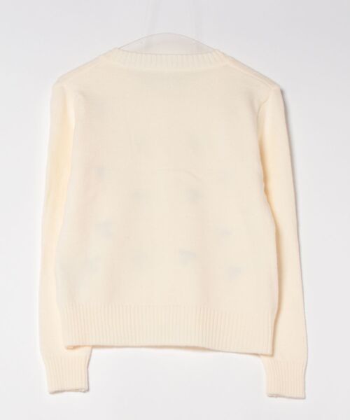 Paradise Picnic（パラダイスピクニック）の「リボン刺繍カーディガン（カーディガン/ボレロ・レディース・ブラック/アイボリー・FREE）」の3枚目の写真