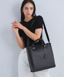 グリーンレーベルリラクシング メンズ レザー トートバッグ ブラック 黒 SC GLR ファンクショナル レザー トートバッグ タテ V2（トート