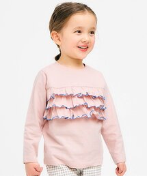 apres les cours | WEB限定フリル長袖Tシャツ/7days Style(Tシャツ/カットソー)