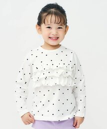 apres les cours | WEB限定フリル長袖Tシャツ/7days Style(Tシャツ/カットソー)