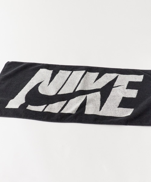 NIKE（ナイキ）の「NIKE/ナイキ ジャガード タオル ミディアム（ハンカチ/ハンドタオル・メンズ・ライトブルー/ブラック/オレンジ・FREE）」の2枚目の写真