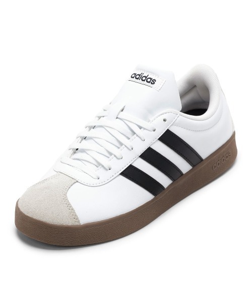 adidas(アディダス)の「【adidas】 VL COURT BASE M(スニーカー・メンズ・ホワイト×ブラック・25.0cm/25.5cm/26.0cm/26.5cm/27.0cm/27.5cm/28.0cm/29.0cm)」の4枚目の写真