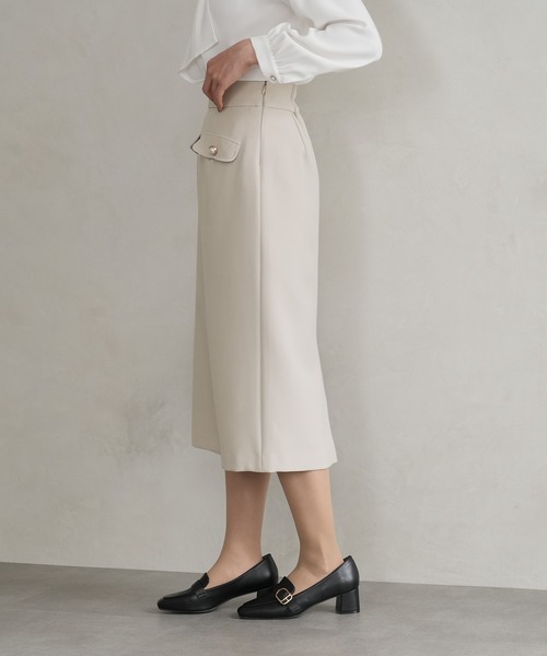 サス付フラップタイトスカート JUSGLITTY サス付フラップタイトスカート サス付フラップタイト